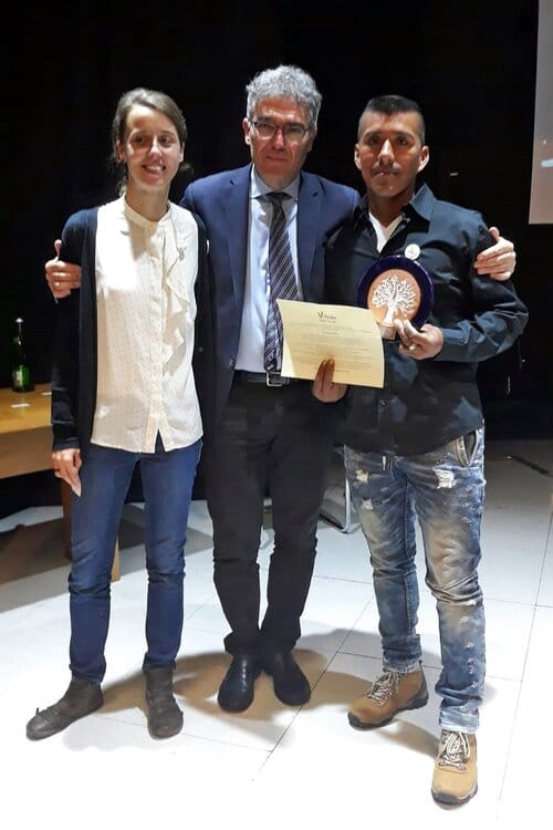 Ritiro Premio Volontariato FOCSIV - nov 2019